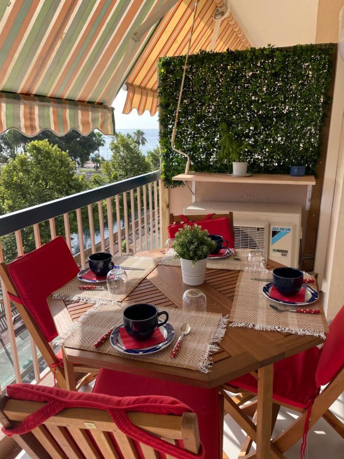 Vue Sur Mer - Magnifique Appartement Tout Confort - Terrasse Et Parking Prive Cagnes-sur-Mer Exterior foto